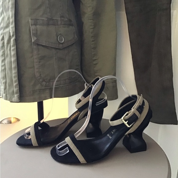 NIB Opening Ceremony Elzpeth Swirl Heel Sandals - Picture 3 of 13